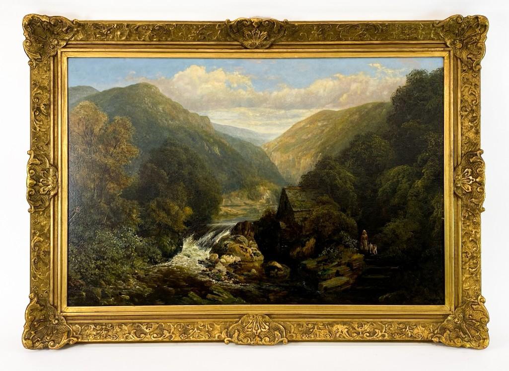 Thomas Creswick (British, 1811-1869) Oil on Canvas (1 of 9)