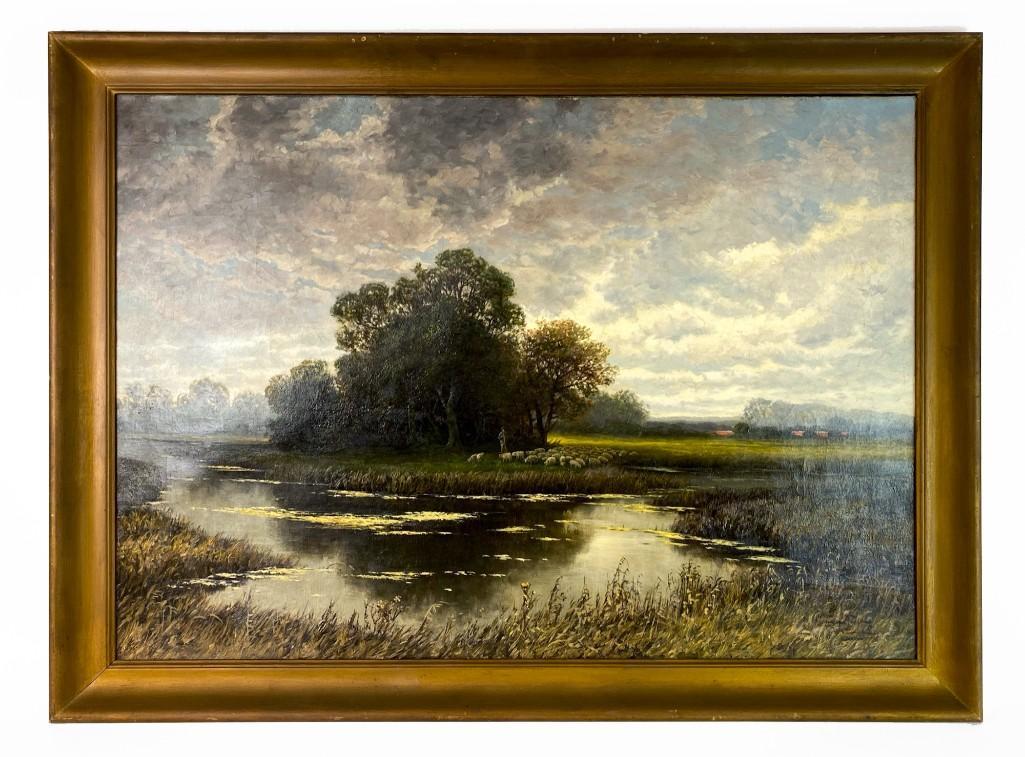 Artist Unknown Original Oil Painting, Landscape (1 of 7)