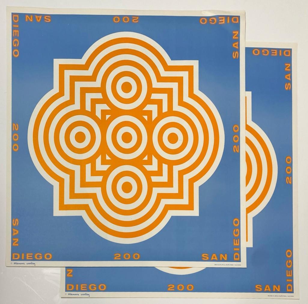 Lot (2) Ellamarie Woolley San Diego Bicentennial (1 of 2)