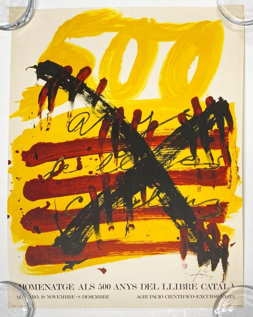 Antoni Tapies 1974 Gallery Exhibition Poster (1 of 9)