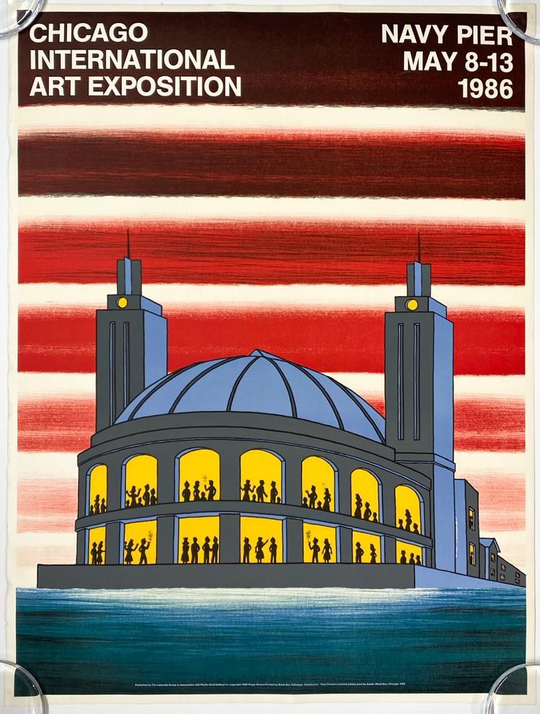 1986 Roger Brown Poster Chicago International Art Expo (1 of 6)