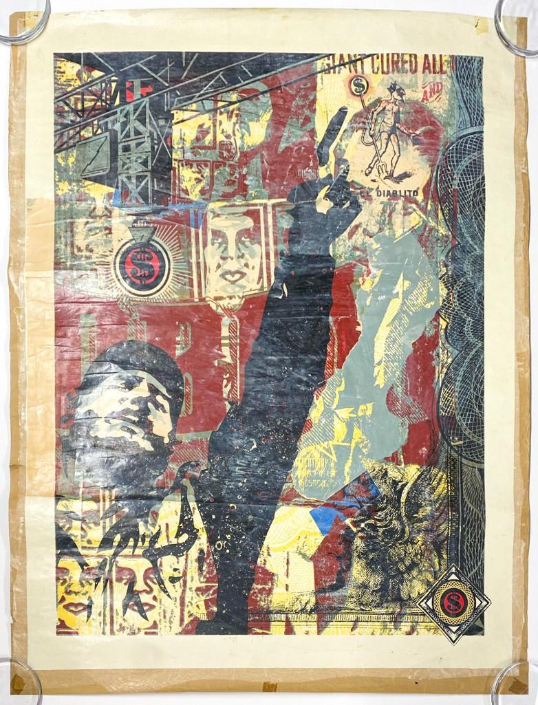 Shepard Fairey (b. 1970) Mixed Media on Paper (1 of 14)