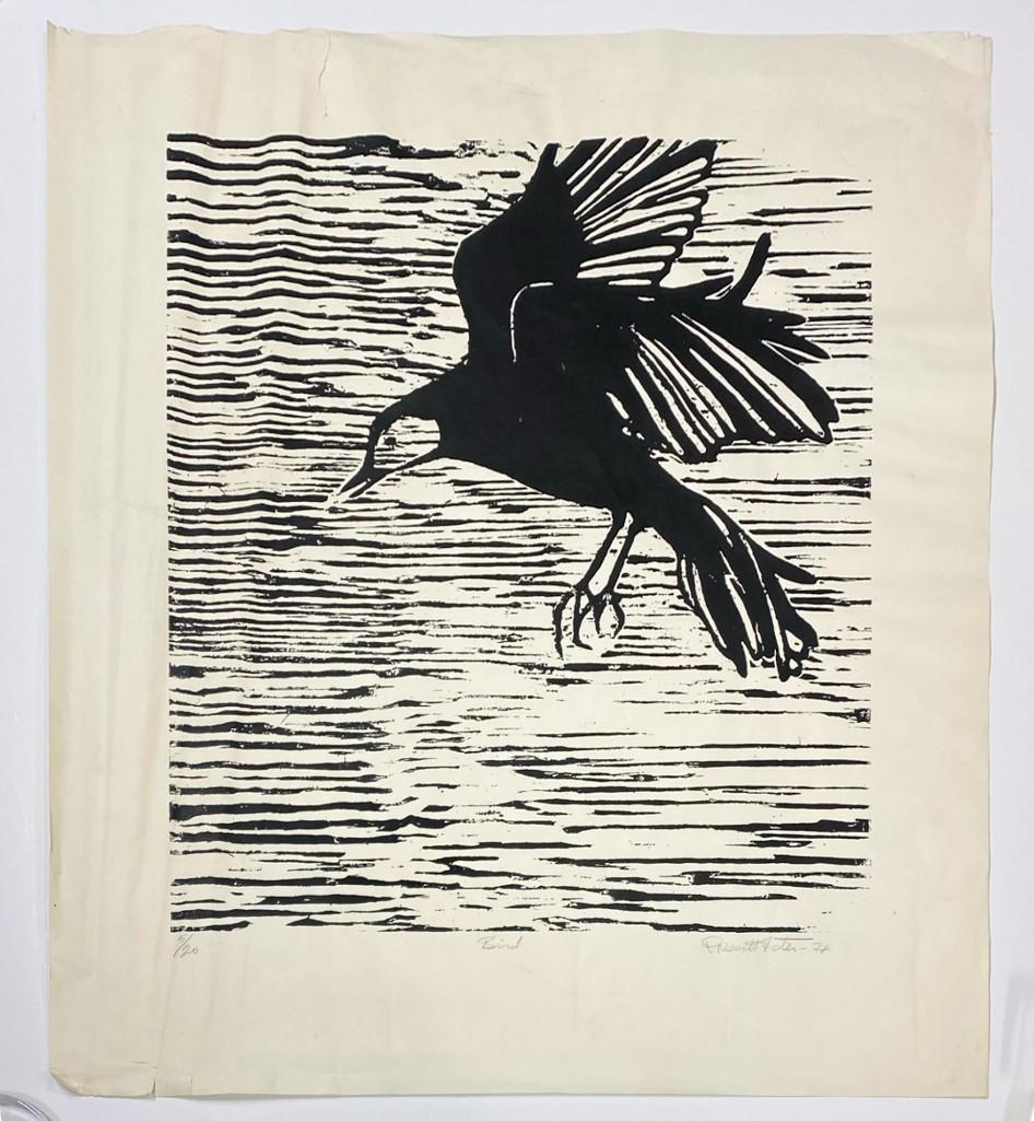 Prescott Foster Woodblock Signed 5/20 1978 (1 of 7)