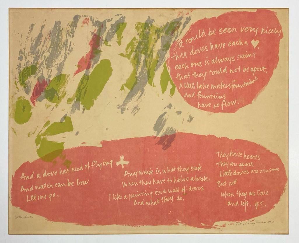 Sister Mary Corita Kent Pencil Signed Print Little (1 of 5)