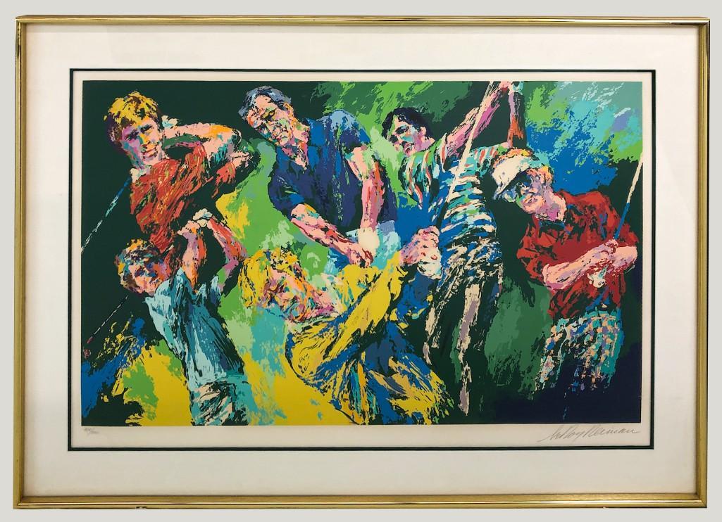 Leroy Neiman (1921-2012) Signed Serigraph 485/500 Golf (1 of 6)