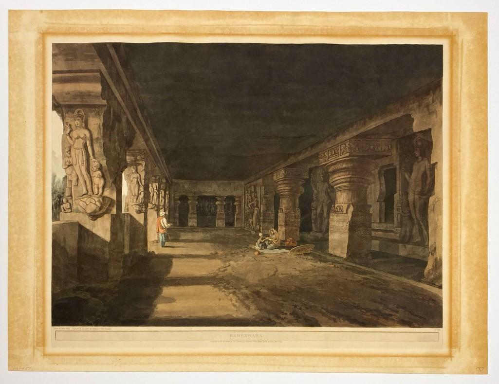 Thomas Daniell (1749-1840) Aquatint Rameswara (1 of 9)