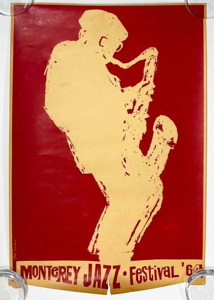 1964 Monterey Jazz Festival Serigraph Poster Newman (1 of 6)