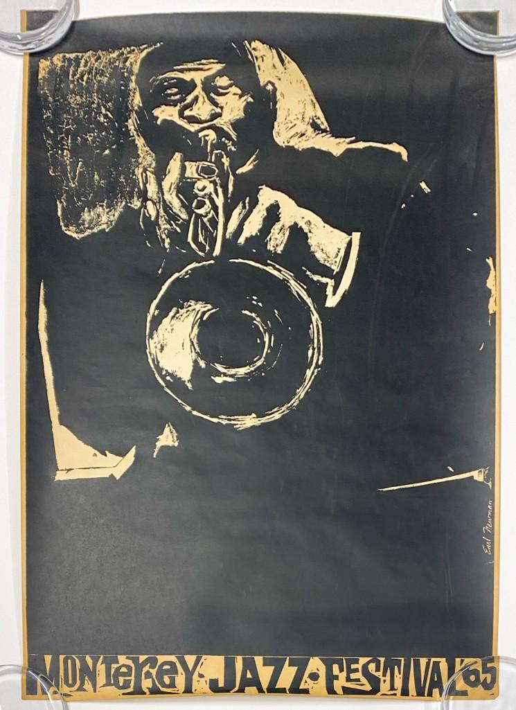 1965 Monterey Jazz Festival Serigraph Poster Newman (1 of 5)