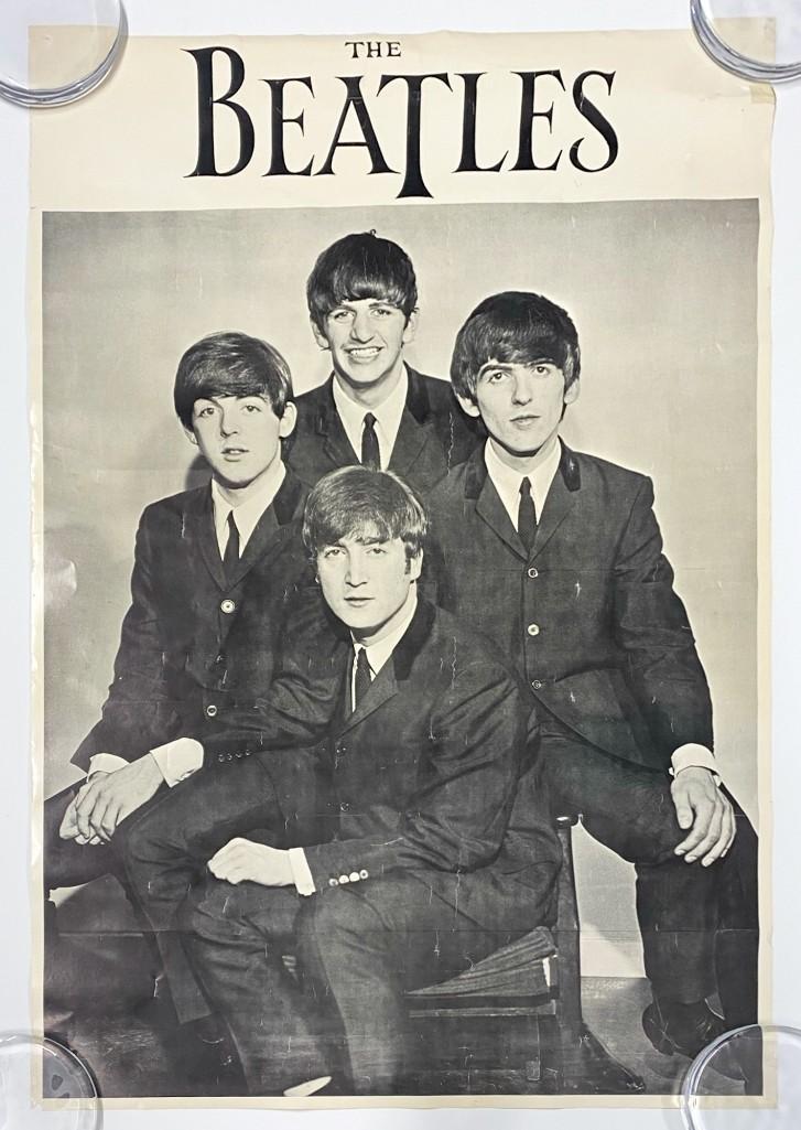 Vintage Beatles Poster 1965 British Invasion (1 of 5)