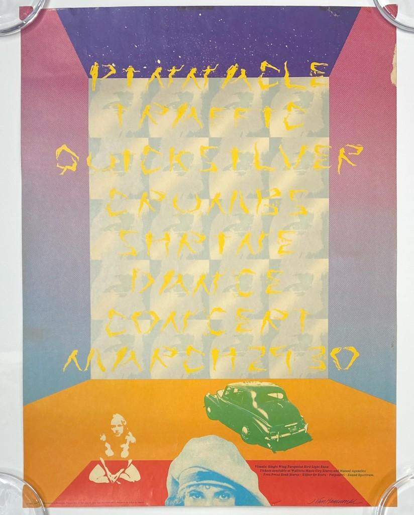 John Van Hamersveld Pinnacle Concert Poster 1968 (1 of 5)