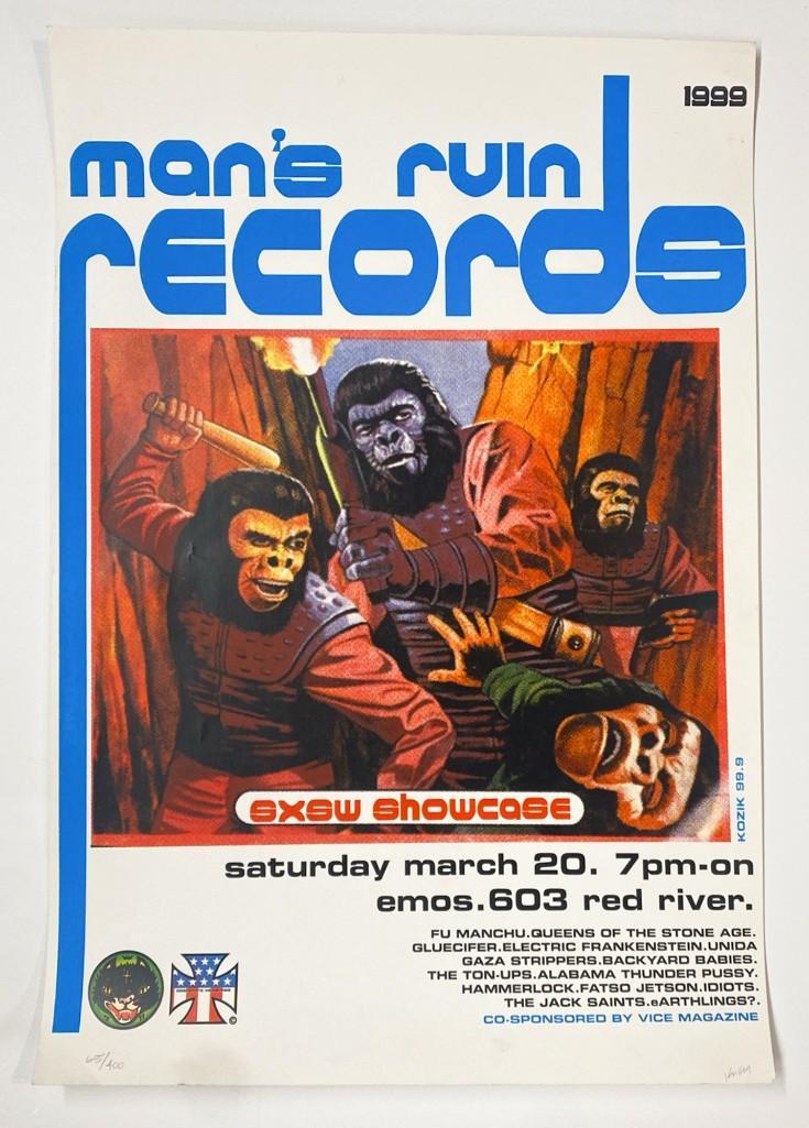 Frank Kozik Serigraph Signed 65/400 Man's Ruin Records (1 of 6)