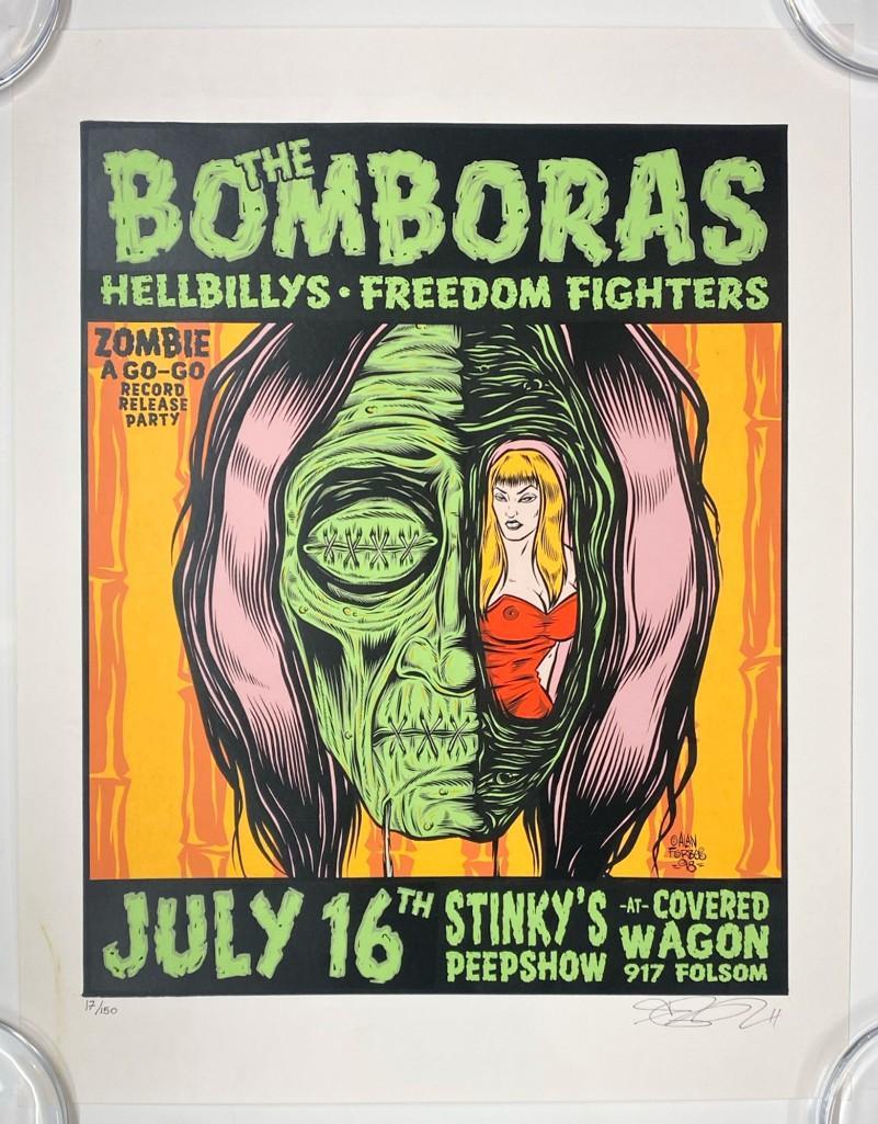 Alan Forbes Serigraph Signed 17/150 Gig Poster 1998 (1 of 6)