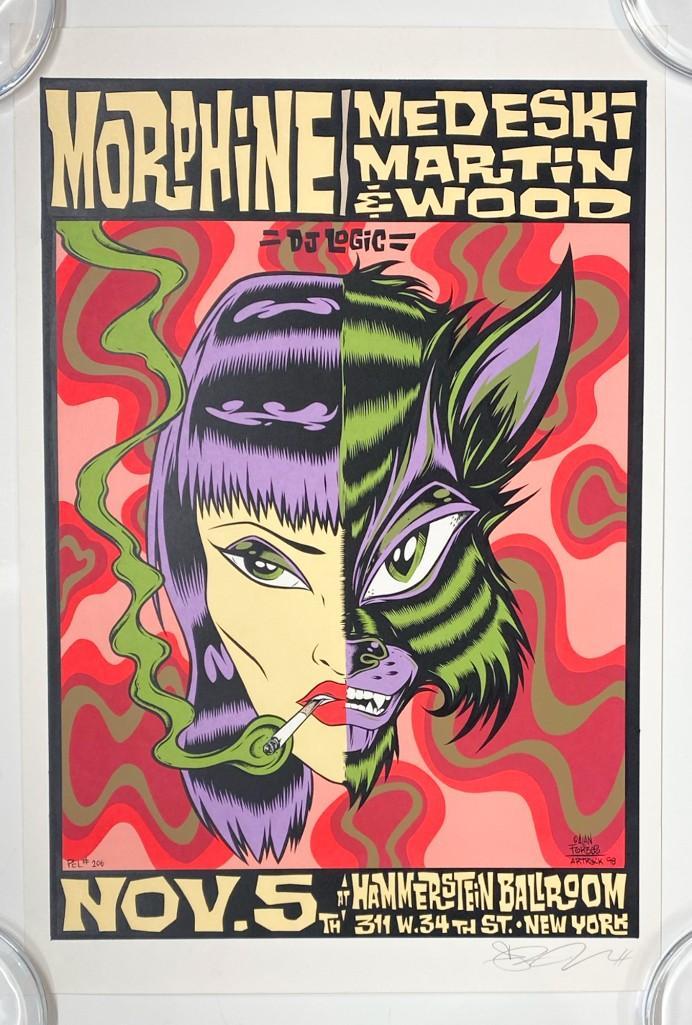 Alan Forbes Serigraph Pencil Signed 1998 Gig Poster (1 of 4)