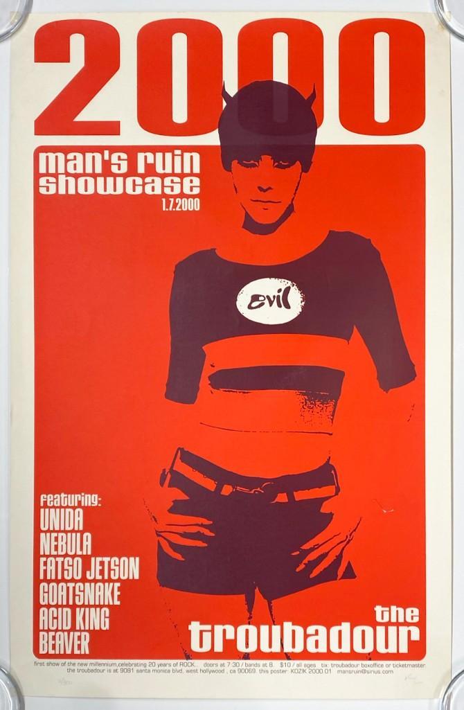 Frank Kozik Serigraph Signed 6/300 Man's Ruin Gig (1 of 6)