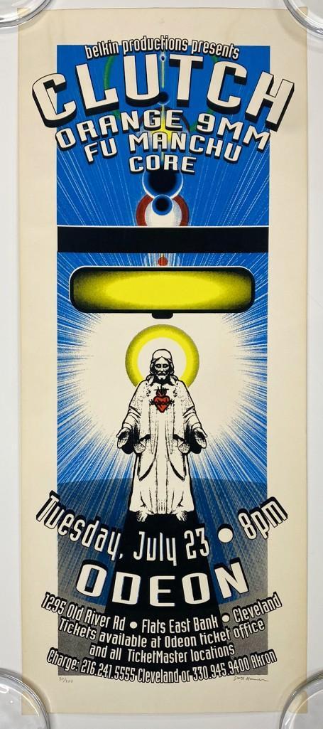 Scott Hamblin Signed Serigraph Gig Poster 30/200 (1 of 4)