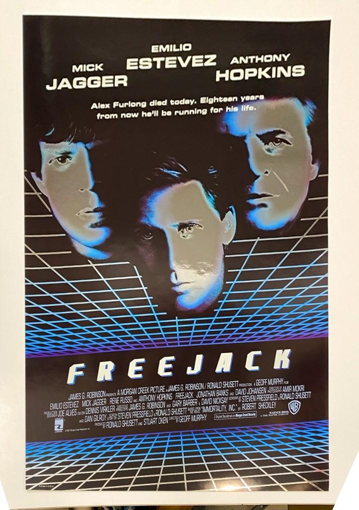 Freejack 1991 Movie Poster Warner Bros. (1 of 3)