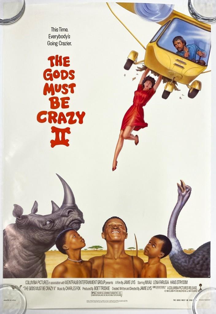 The Gods Must Be Crazy II 1990 Poster Colombia Pictures (1 of 1)