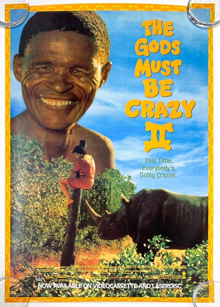 The Gods Must Be Crazy II 1990 Poster Colombia Pictures (1 of 3)