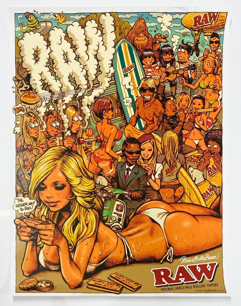 Raw Rolling Papers Advertising Poster (1 of 6)
