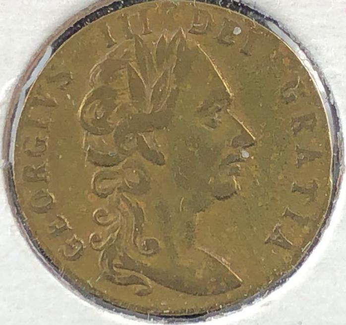 1788 "In Memory of the Good Old Days" Brass Token (1 of 3)