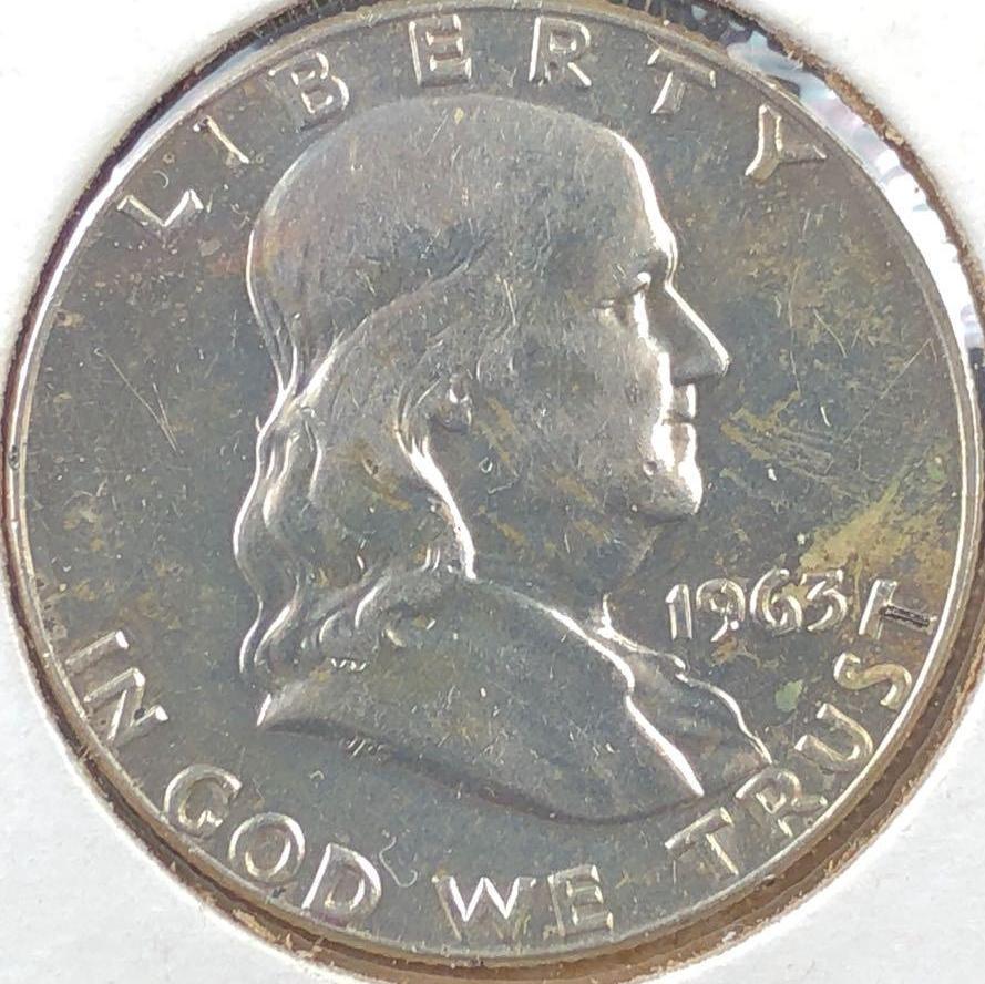 1963-D Franklin Half Dollar (1 of 3)