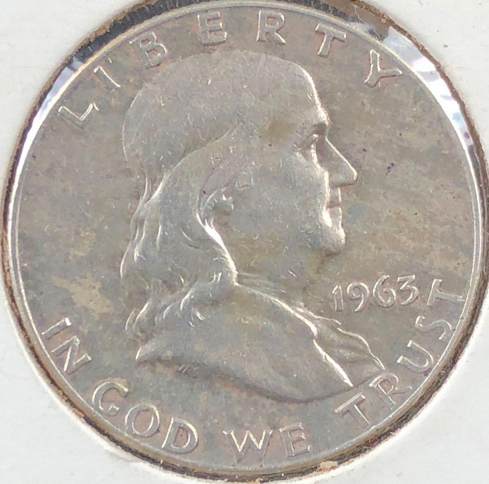 1963-D Franklin Half Dollar (1 of 3)