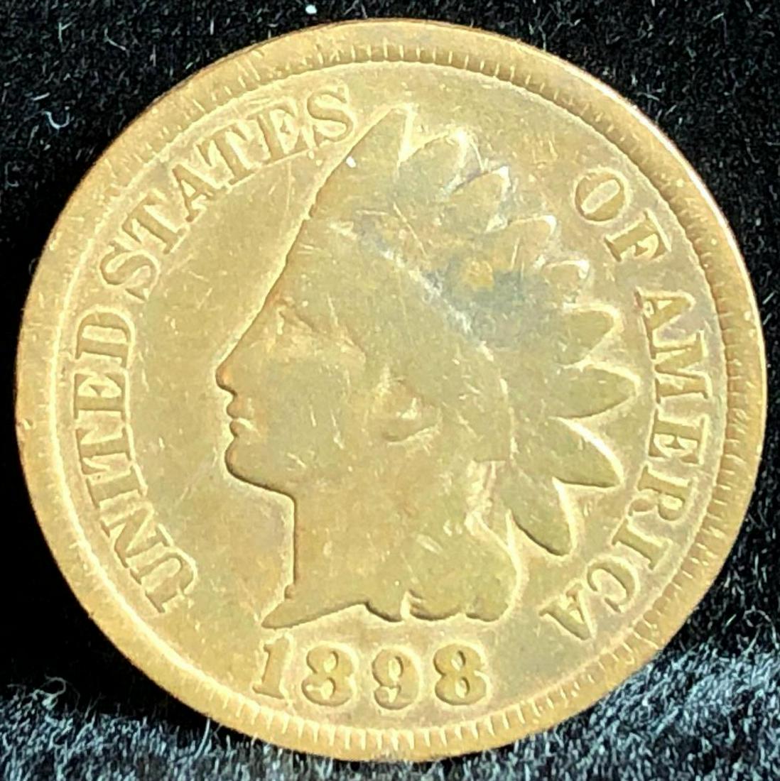 1898 Indian Head Penny (1 of 2)