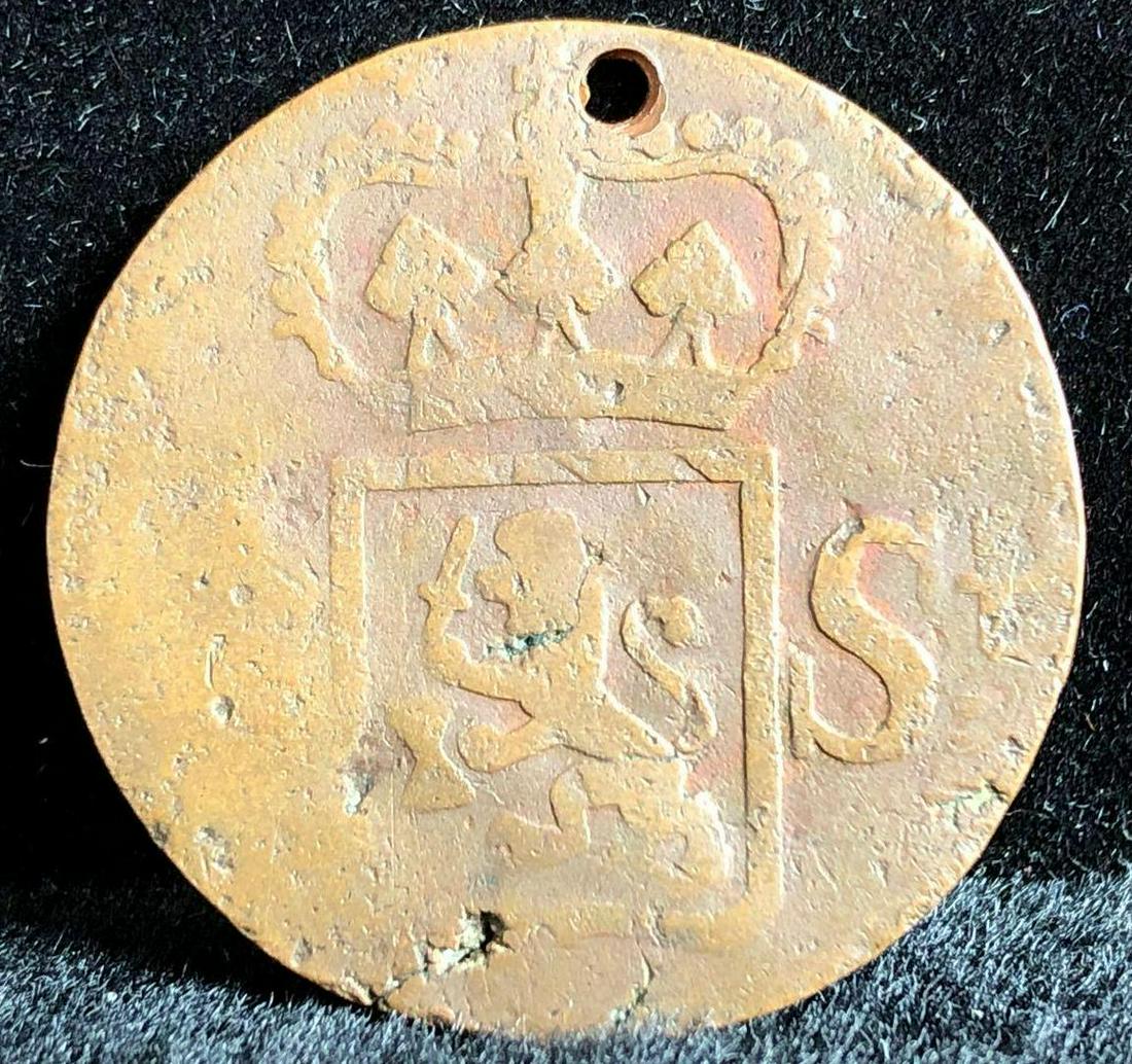 1802-1809 Netherlands East Indies Batavia Duit Copper (1 of 2)