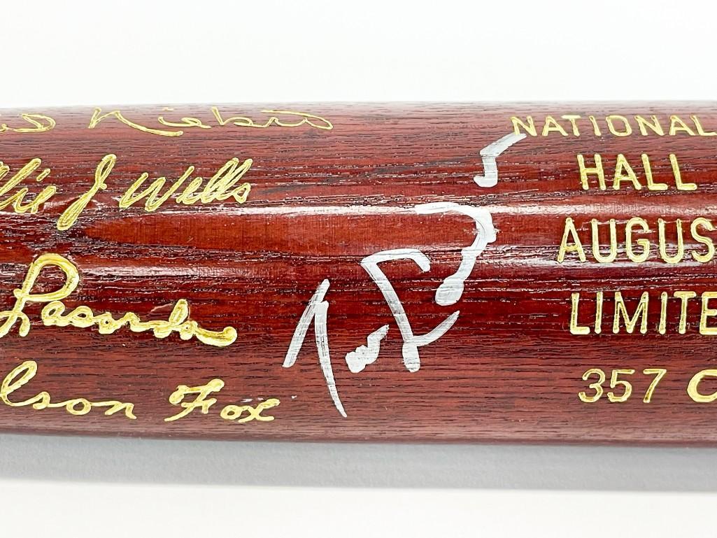 Tom Lasorda Signed 1997 Hall of Fame Commemorative Bat (1 of 7)