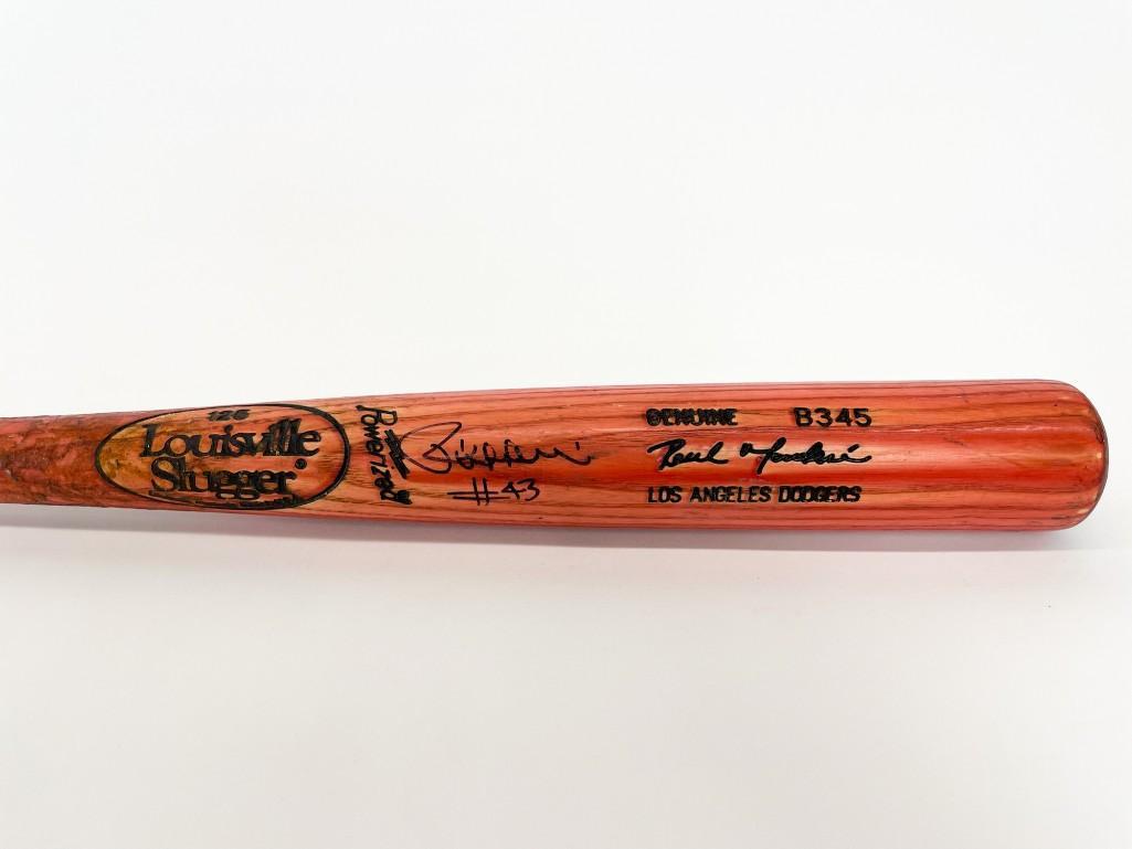 Raul Mondesi Signed Louisville Slugger Dodgers MLB Bat (1 of 10)