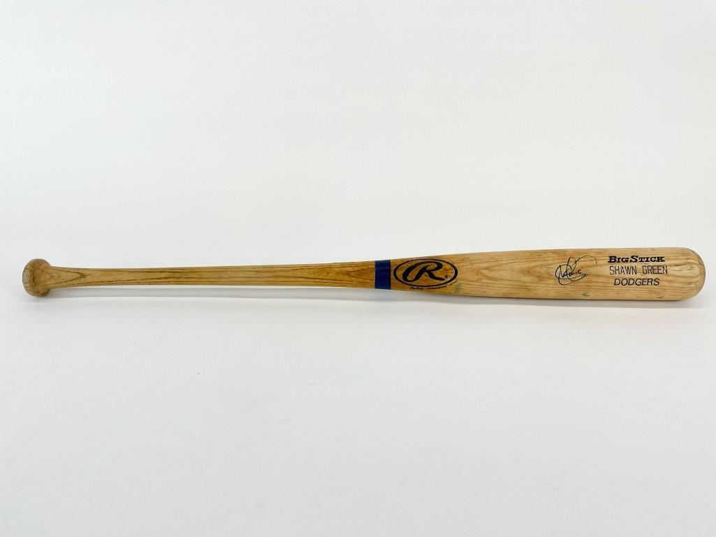 Shawn Green Signed Dodgers Rawlins Baseball Bat (1 of 7)