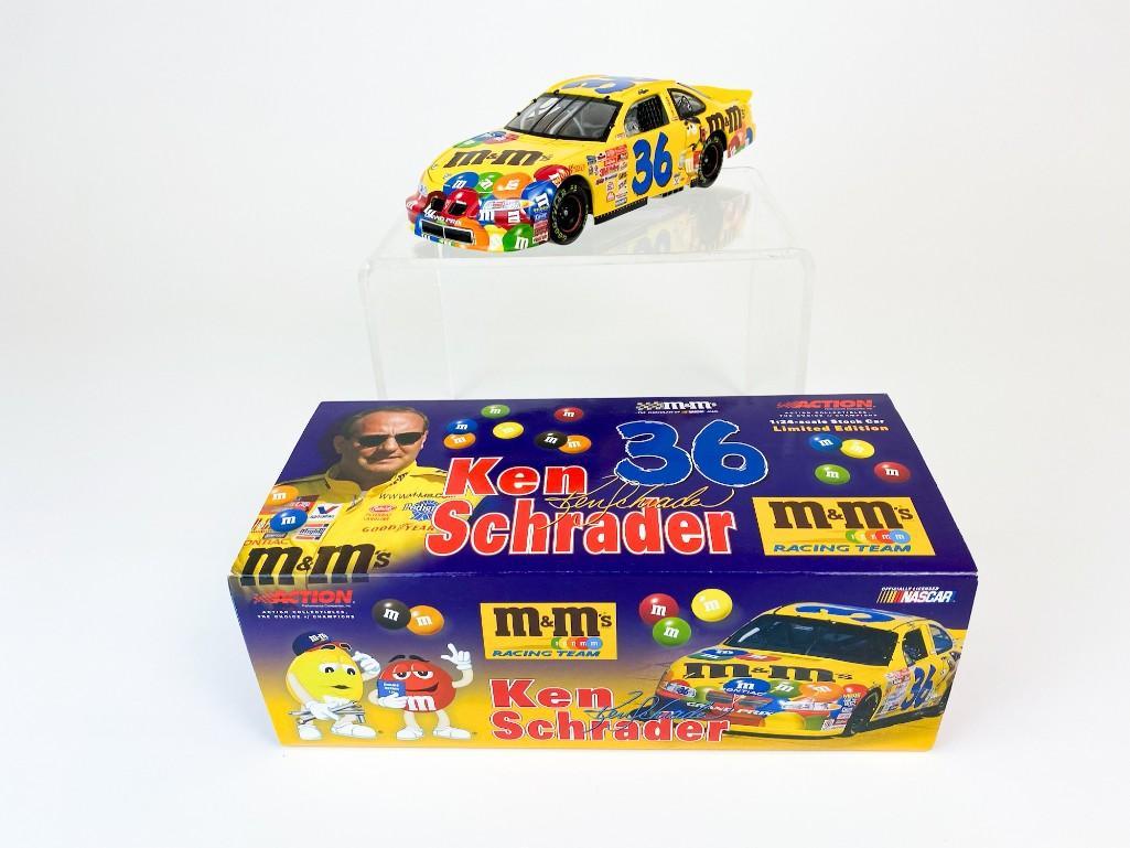 Ken Schrader M&Ms NASCAR Model Car 1:24 Scale (1 of 7)