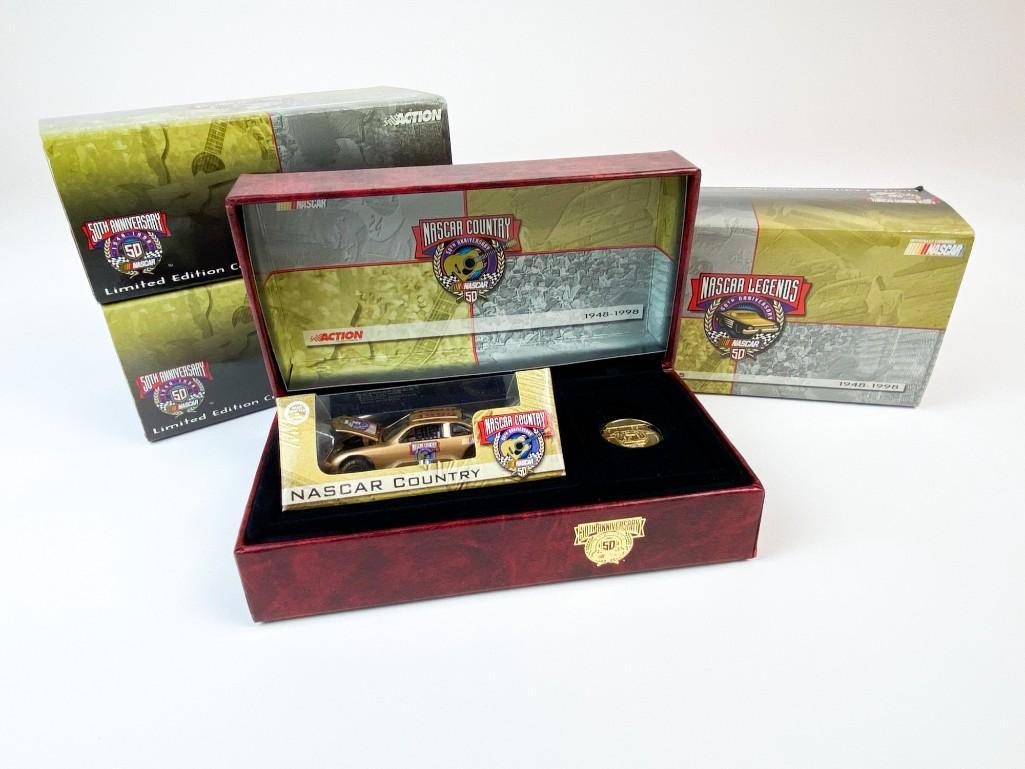 Lot of 4 NASCAR Fans 50th Anniversary 1:64 Scale Model (1 of 5)