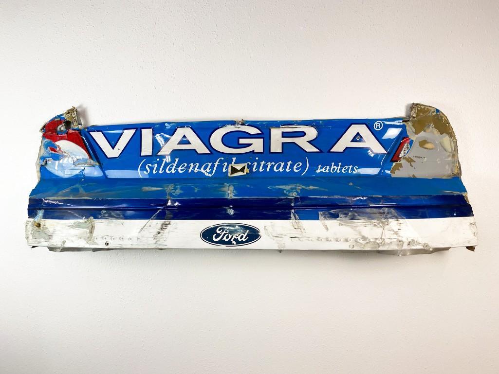 Authentic Mark Martin #6 Viagra NASCAR Stock Car Bumper: Authentic Mark Martin #6 Viagra NASCAR Stock Car Bumper Panel. Condition is as shown. Approx. dimensions: 24 in H x 66 in W. Weight: 8.6 lbs.
