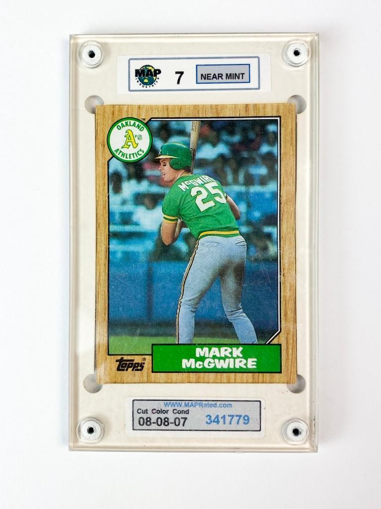 1987 Topps Mark McGwire #366 MAP NEAR MINT 7 MLB CARD (1 of 2)