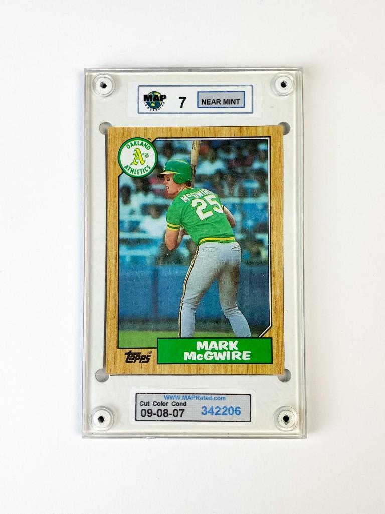 1987 Topps Mark McGwire #366 MAP NEAR MINT 7 MLB CARD (1 of 2)