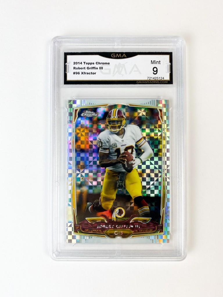 2014 Topps Chrome Robert Griffin III #96 Xfractor GMA (1 of 2)
