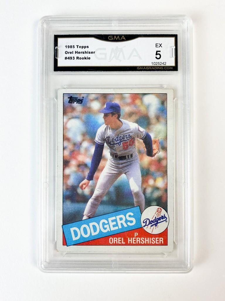 1985 Topps Orel Hershiser #493 Rookie Grade 5 MLB (1 of 2)