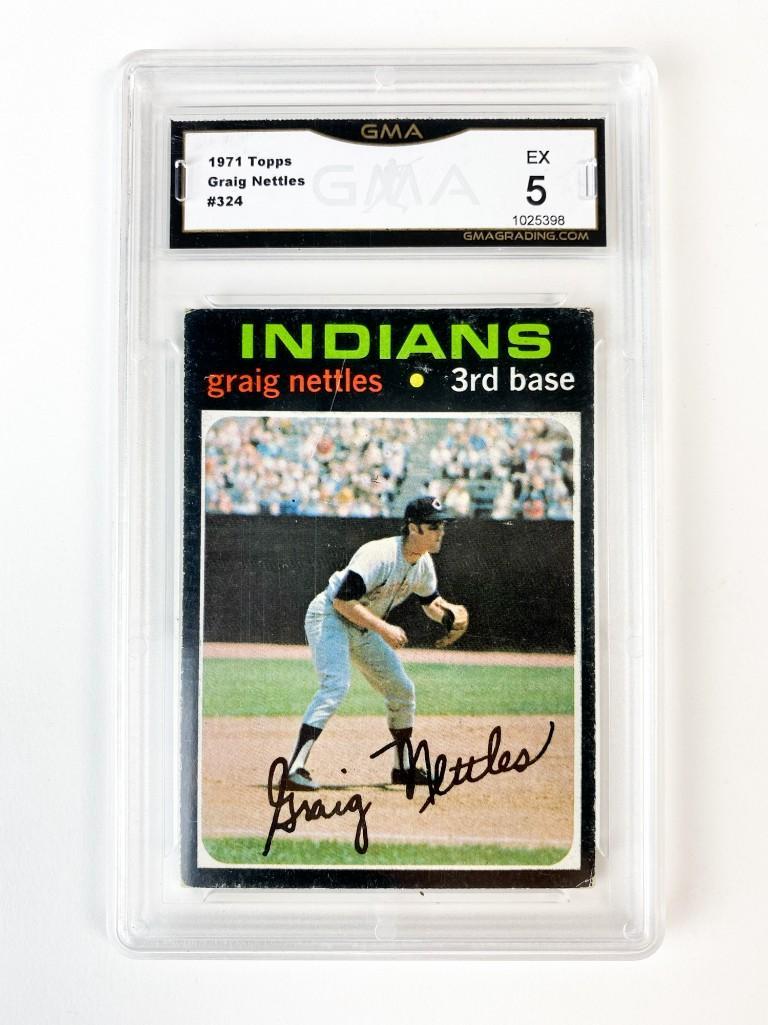 1971 Topps Graig Nettles #324 Grade 5 MLB Player Card (1 of 2)
