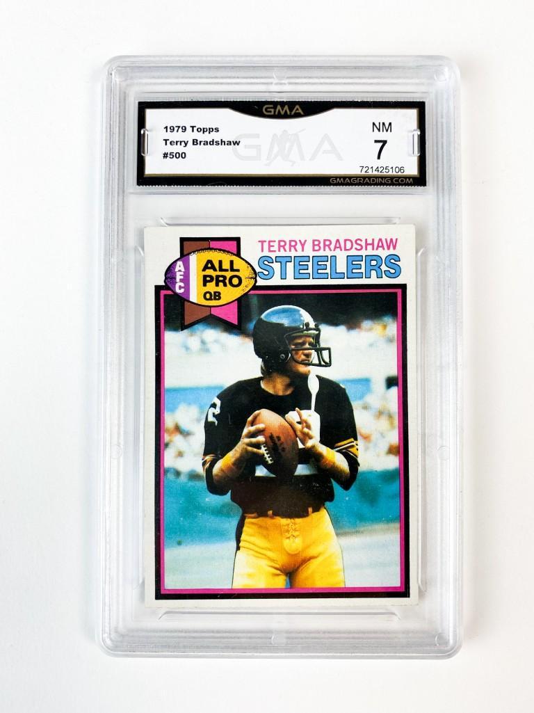 1979 Topps Terry Bradshaw #500 NEAR MINT NFL Player (1 of 2)