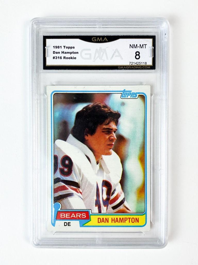 1981 Topps Dan Hampton #316 Rookie GMA 8 NFL Player (1 of 2)