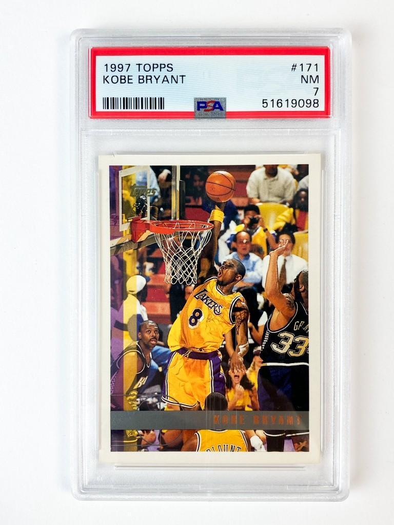 1997 Topps Kobe Bryant #171 PSA 7 NBA Player Card (1 of 2)