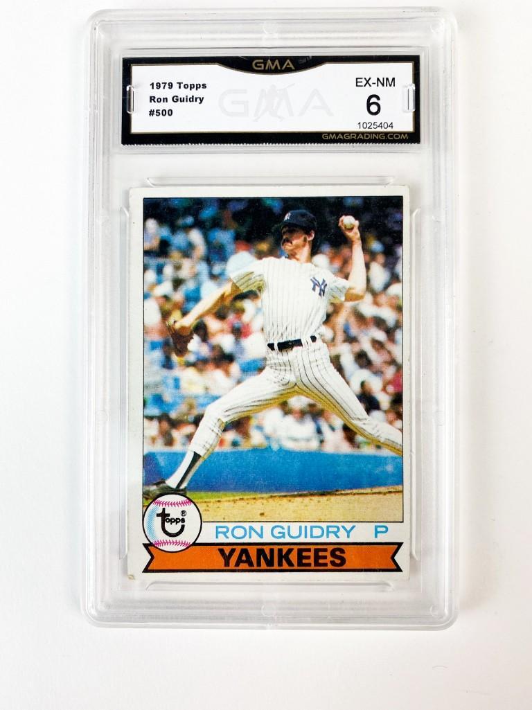 1979 Topps Ron Guidry #500 GMA 6 Yankees Baseball Card (1 of 2)