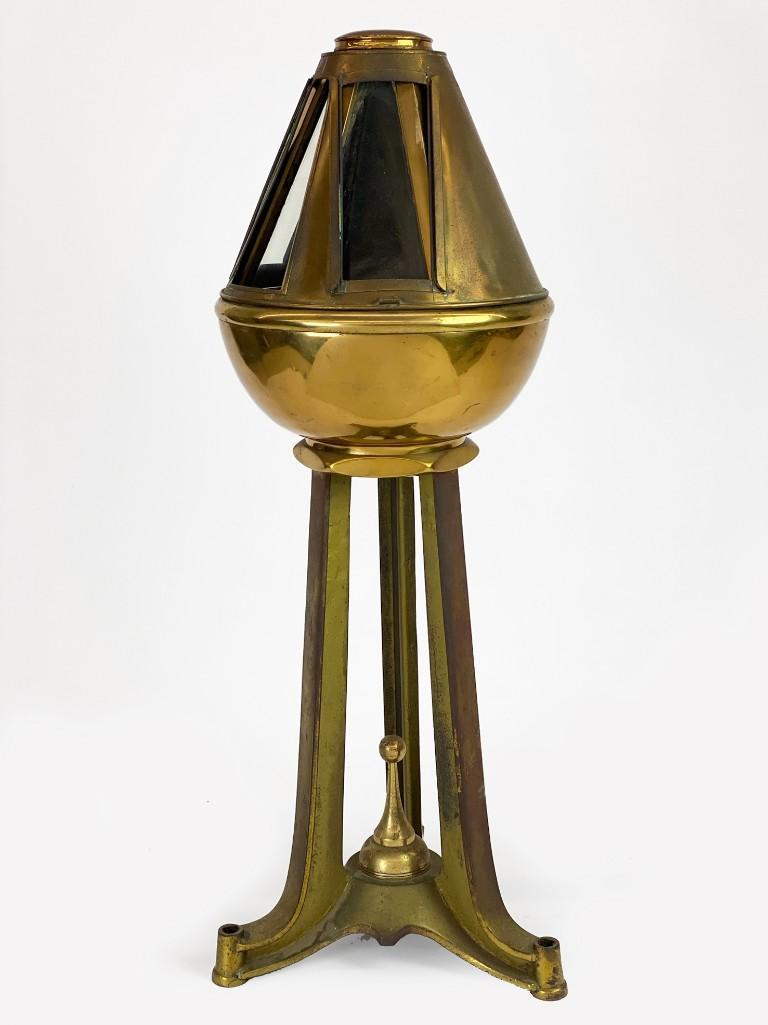 Brass Binnacle Compass Duncan Gleason Collection (1 of 6)