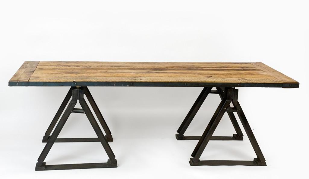 Contemporary Industrial Dining / Conference Table (1 of 8)