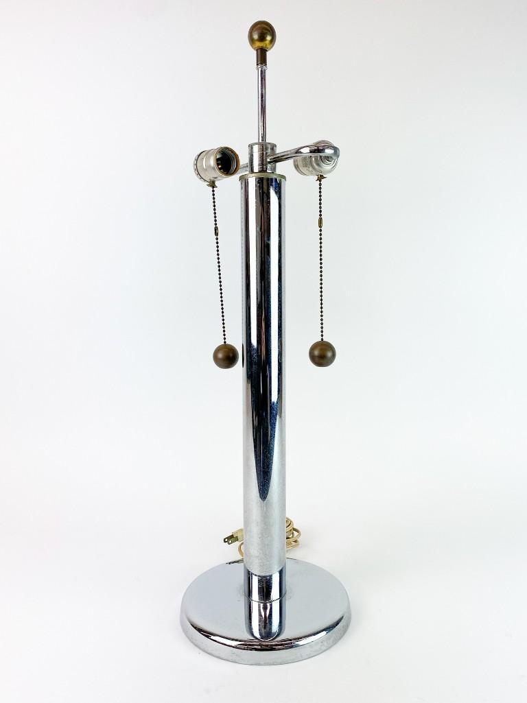 Nessen Style Chrome Mid Century Table Lamp (1 of 5)