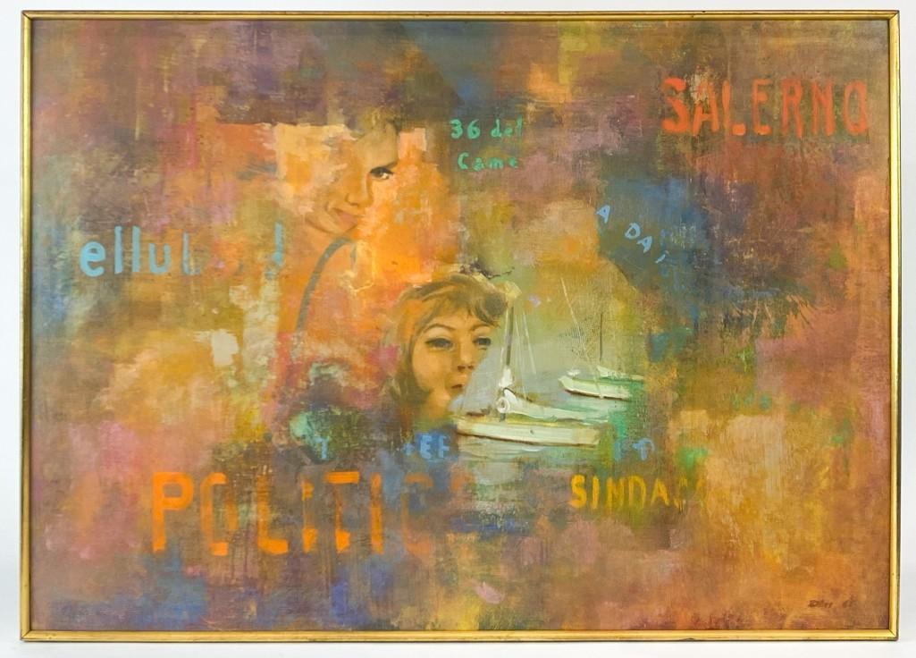 Robert Bliss (1925-1981) Oil on Masonite Board (1 of 10)