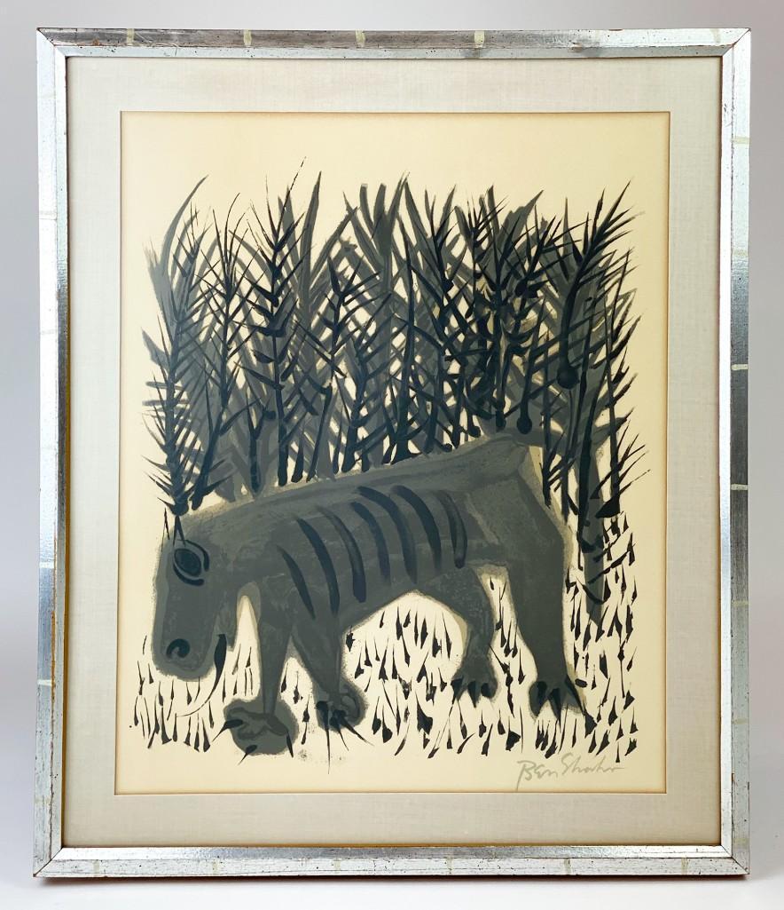 Ben Shahn (1898-1969) Lithograph One Must Know Animals (1 of 7)