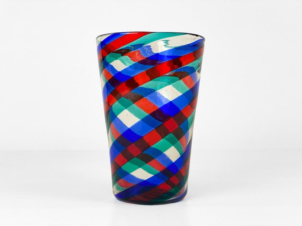 Venini Art Glass Swirl Vase (1 of 5)