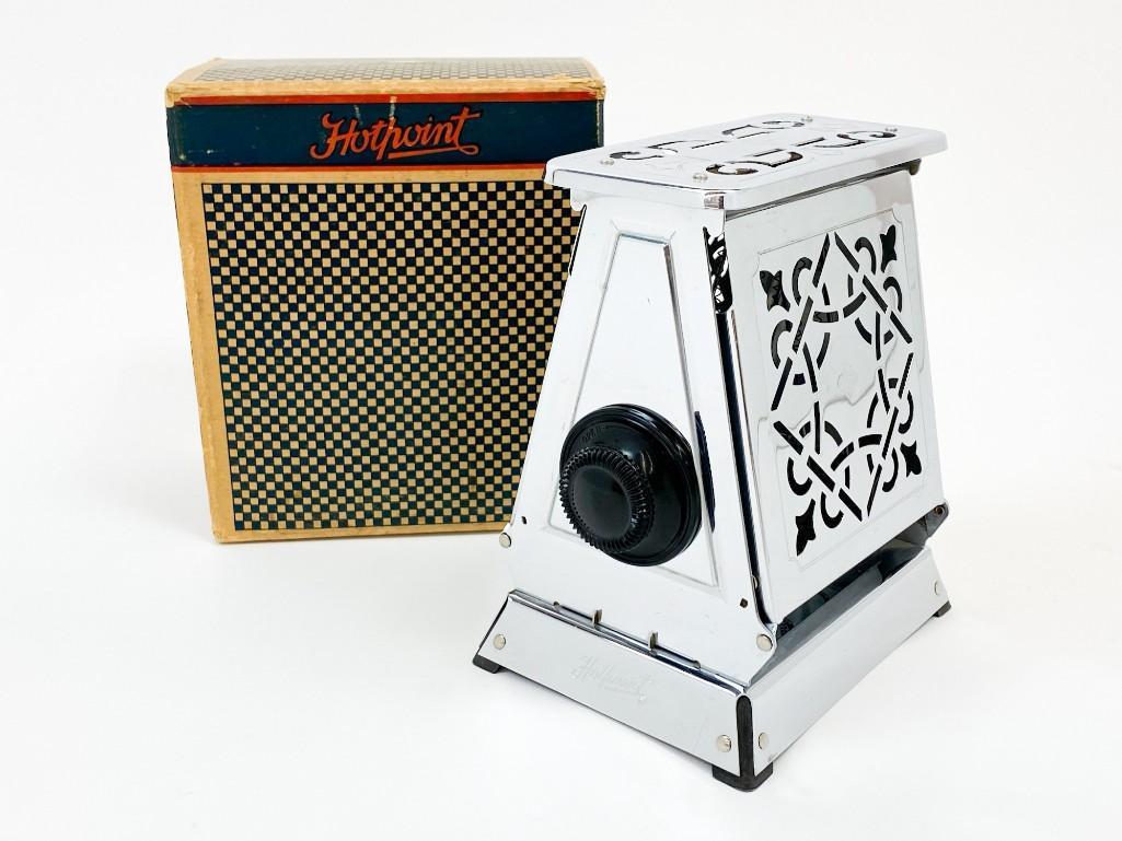 Hotpoint Cambridge Chrome Toaster Turn Knob 1931 (1 of 7)